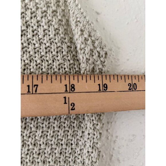 Vintage 220 Mckay Beige Knit Button-Front Vest Medium Womens - Picture 8 of 12